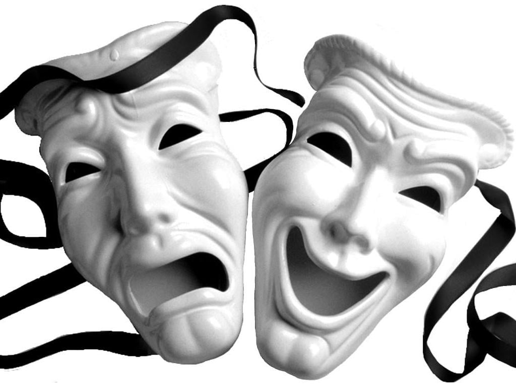 ¿Cómo se llaman las máscaras de la comedia?